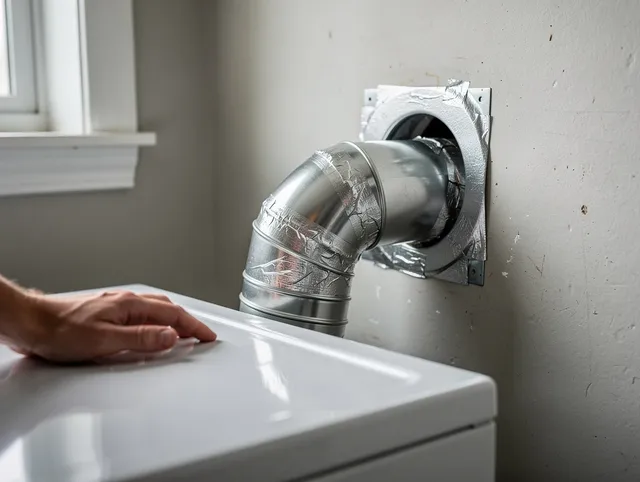 East San Gabriel Dryer Vent Cleaning expert performing professional dryer vent repair and installation in East San Gabriel