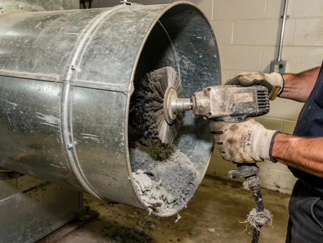 Industrial-grade dryer vent cleaning by East San Gabriel Dryer Vent Cleaning in East San Gabriel