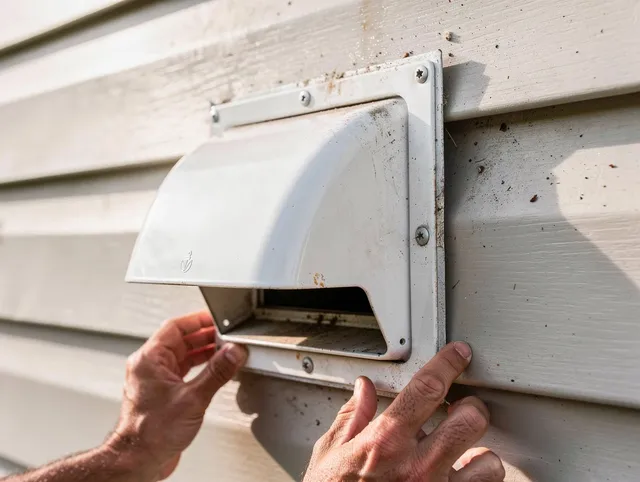 East San Gabriel Dryer Vent Cleaning technician delivering thorough residential dryer vent cleaning service in East San Gabriel